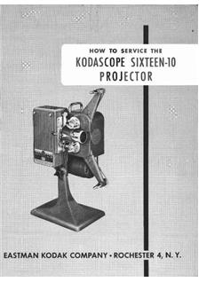 Kodak Kodascope Sixteen 10 manual. Camera Instructions.